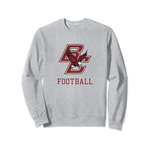 Boston College Eagles Football Apparel Light Gray Sweatshirt