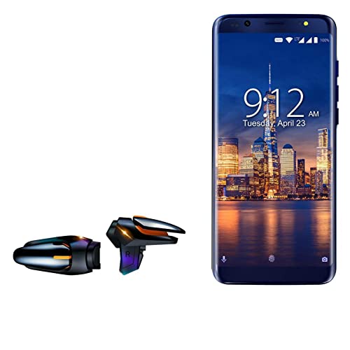 Gaming Gear for NUU Mobile G3 (Gaming Gear by BoxWave) - Touchscreen QuickTrigger Auto, Trigger Buttons Autofire Gaming Mobile FPS for NUU Mobile G3 - Jet Black