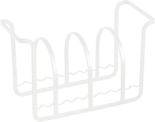 SJCKL Kuchenny stojak do przechowywania kutego żelaza kuchnia zastawa stołowa stojak do przechowywania taca stojak na naczynia szafka odpływowa (kolor: biały)