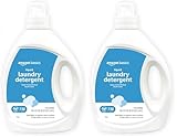 Amazon Basics Laundry Detergent Liquid, Concentrated, Clean Linen, 110 Loads, 82.5 Fl Oz, Pack of 2...