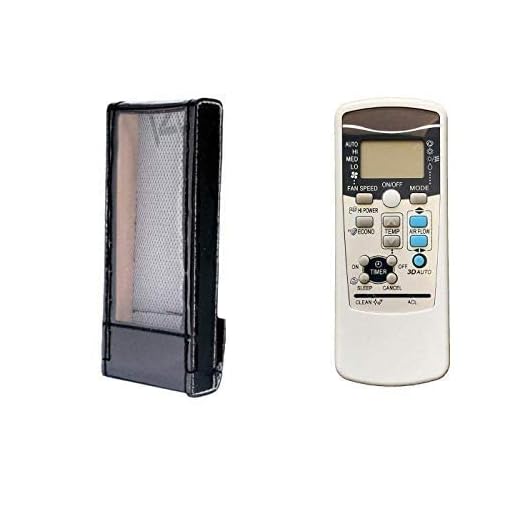 LUNAGARIYA® Protective Cover for Mitsubishi AC Remote ControlPU Leather Cover Holder (Before Placing OrderPlease Check The Product Dimensions)