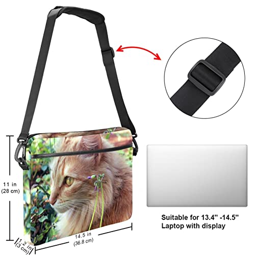 Sac ordinateur portable 13-14 pouces antichoc léger motif chat - 5