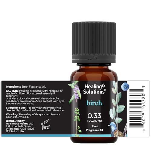 Aceite Esencial de Abedul Healing Solutions 0.33 fl oz miniatura 2