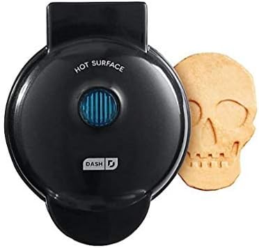 DashTM Skull Mini Waffle Maker in Shimmer