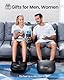 RENPHO Fußmassagegerät, Tiefenknet Shiatsu Fußmassagegerät für Plantarfasziitis, mit Wärmefunktion, Kneten, Rollen und Luftkompression, Vatertagsgeschenk für Papa, Bis Schuhgröße 46, Schwarz