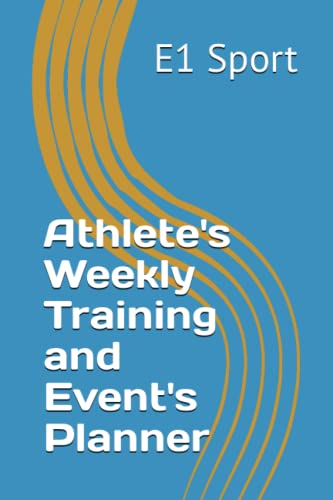 Athlete's Weekly Training and Event's Planner