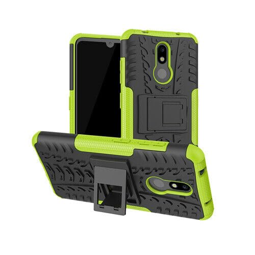 betterfon Oudoor Hülle Kompatibel mit Nokia 3.2 | Hülle Panzer Hülle Cover Schutzhülle Etui Bumper | Grün