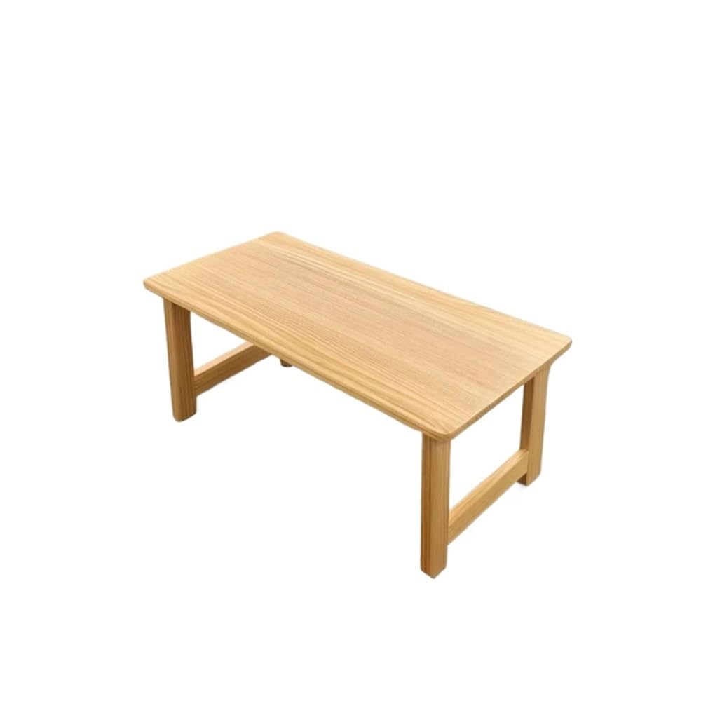 Table pliante japonaise en bois massif ZYDLMBJL pour salon et lit