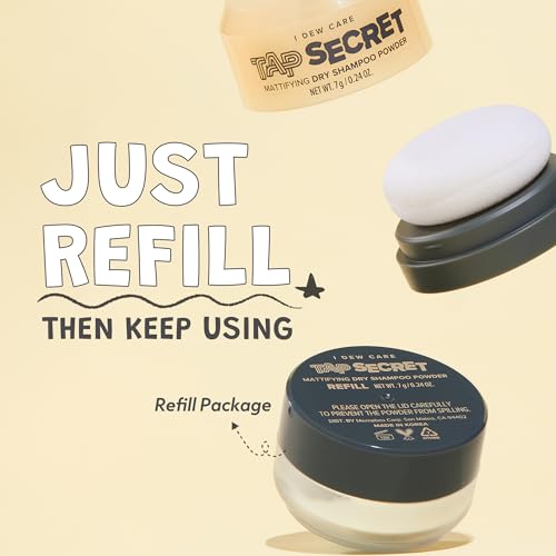 Image of I DEW CARE Tap Secret Mattifying Dry Shampoo Powder Refill 0.24 oz