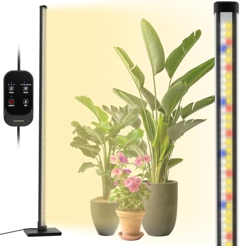 Grow Light with Auto-Timer, Hanging and Standing Grow Lights for ...