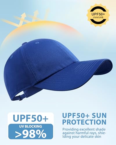 Image of GADIEMKENSD UPF 50+ Outdoor Hat Folding Reflective Running Cap Unstructured Sport Hats for Men & Women