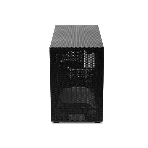 SSUPD MESHROOM D Black フルメッシュ Mini-ITX Meshroom D Mini-ITX SFF PC Case | Ssupd