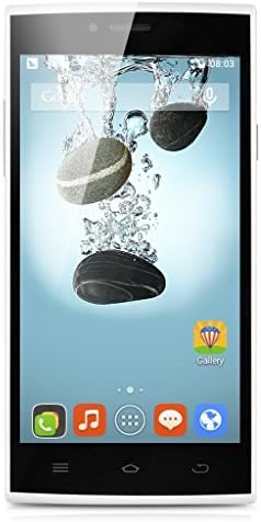 THL T6C Smartphone, 5.0 Pollici HD IPS Display Android 6.0 3G Telefono Cellulare, MT6580 Quad Cores 1.3GHz , 1GB RAM + 8GB ROM, 8.0MP+2.0MP Camera, Dual Sim WiFi Hotkont GPS Bluetooth Cellulare - Bianco