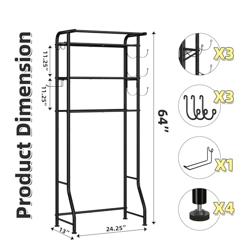image for Simple Trending 3 Tier Over The Toilet Rack, Shelf Bathroom, Bathroom 