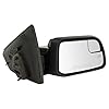 TRQ Passenger Side Power Heated Mirror Paint to Match with Spotter Glass Puddle Light Compatible with 2011-2014 Ford Edge FO1321455 #5