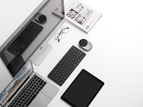 Rapoo E9600M kabellose Tastatur mit Aluminium Design und Bluetooth