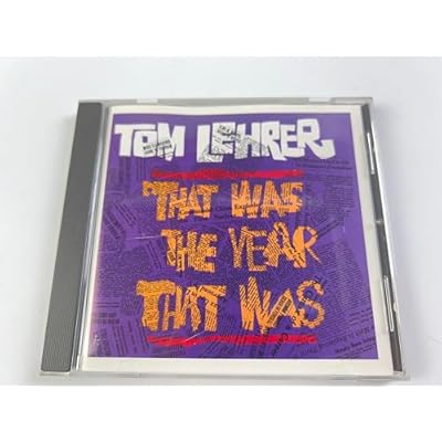 Tom Lehrer: That Was The Year That Was, TW3 Songs & other songs of the year