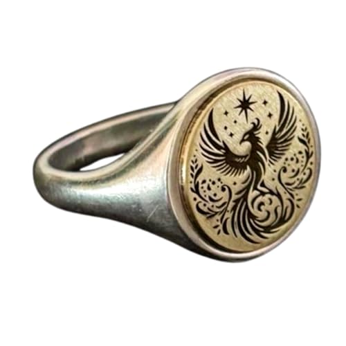Phénix en argent sterling 925 le cadeau idéal sous forme de bague ronde