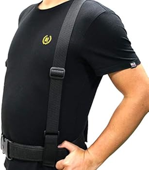 Melo Tough Tactisch Harnas Tactische Bretels 1,5 inch Politie Bretels voor Duty Riem, Tactische Jarretel Zwarte Kleur, S, M, L, XL