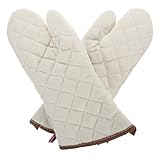 SHINEOFI Ofenhandschuhe Hitzebeständig Großzügig mit Aufhängering Leichte Küchenhandschuhe zum Backen und Kochen Schützende Ofenhandschuhe für Links und Rechtshänder