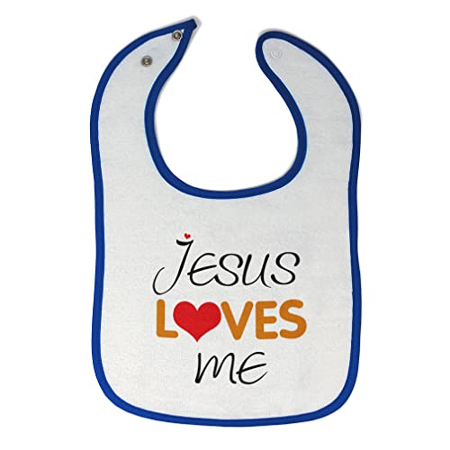 [COXZD] Cute Rascals Toddler & Baby Bibs Burp Cloths Christian Jesus Loves Me Christian God Cotton Baby Items for Baby Girl & Bo