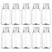 Cabilock 10 Pièces 250ML Lait Bouteilles avec Lidsjugs Pots Transparents Bouteilles De Jus en Plastique Conteneur pour Parties Accueil Voyage Extérieure