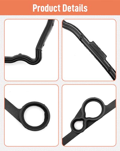 Image of Engine Valve Cover Gasket Kit Fit for Infiniti G37 Q40 Q50 Q60 QX50 QX70 M37 2008-2020 Replace #13270-EY01A 13270-EY01B 13271-EY00A Valve Cover Gasket Set