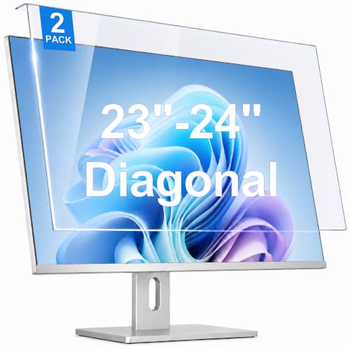 Filtro antiluz azul de 24 pulgadas para monitor de ordenador 2 unidades