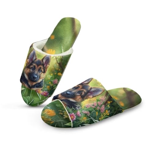 Wam Slippers for Women Men Bedroom Slippers Open Toe Warm House Shoes Indoor for Unisex2