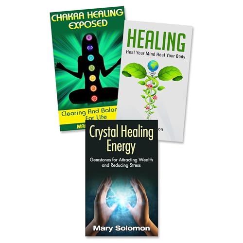 Healing : Crystal Healing, Chakra Healing, Self Healing Audiolibro Por Mary Solomon arte de portada