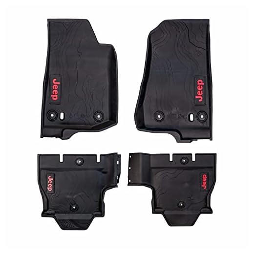 2018 New Jeep Wrangler JL 4-Door All Weather Floor Mats