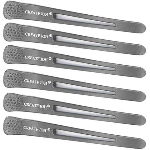 6pcs Professional Non-Slip Hair Clips Cover