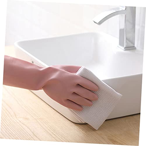 Amosfun 1 De Luvas Luva De Trabalho Luvas De Limpeza Luvas De Cozinha Jardinagem Luvas De Borracha F