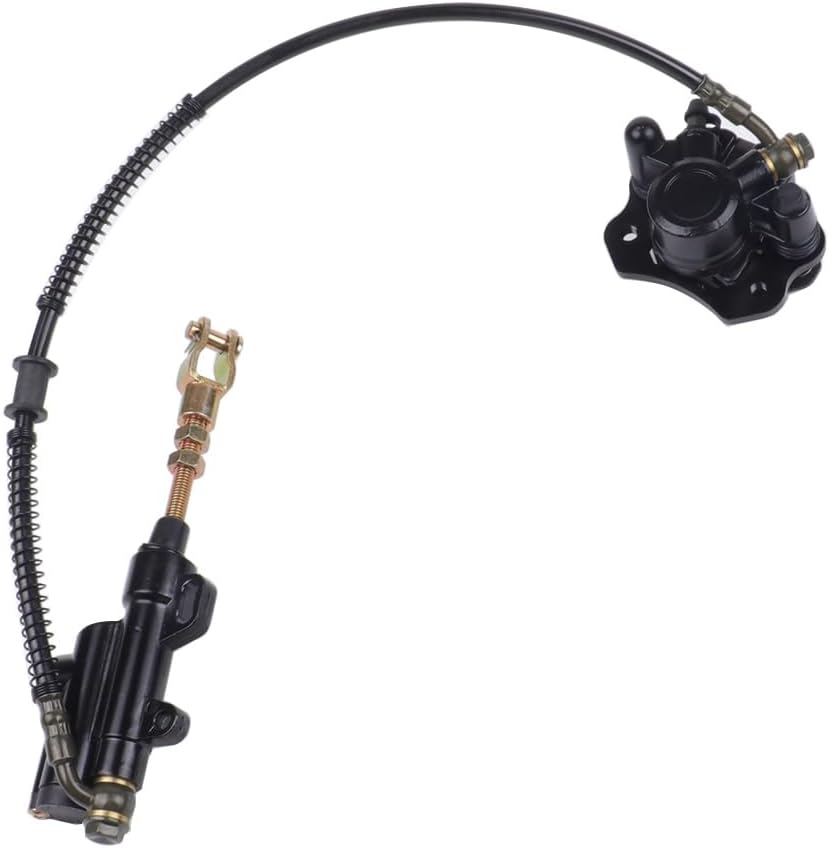 Rear Disc Brake Master Cylinder Caliper Assembly for Chinese ATV Tao tao Coolster 110cc 125cc Kazuma Baja SunL NST Roketa Loncin Lifan Quad 4 Wheeler Parts
