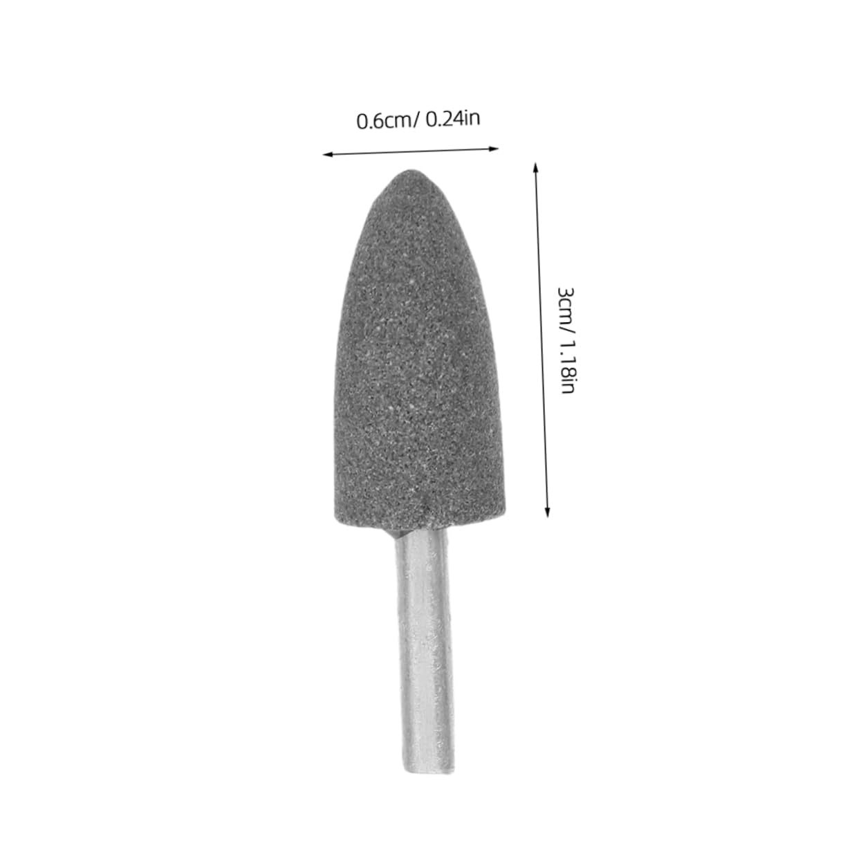 SMASOLO 20pcs Precision Carving Polishing Corundum Grinding Stones Multiuse Abrasive Bit for Metal Work