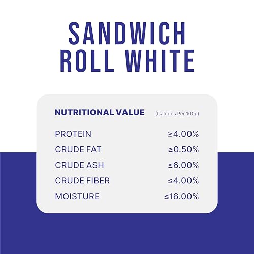 Image of Non-Rawhide Chews Sandwich Roll White for Dogs (225g, Pack of 2), Safe & Digestible Treats