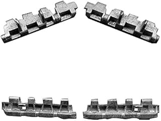 1/35 Workable Metal Mirrored Track Links Set for German Tiger Panzer VI Tank Initial Production Model Kit