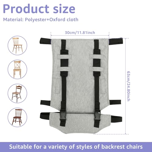 KTZCTPCA Baby Traveling Essential Harness Seat, Baby High Chair Safety Seat, High Booster Seat Cover for Babies, Baby Portable High Chair Wash Toddler Travel Seat Accessory Fit for Any Chair Machine - Thumbnail 2