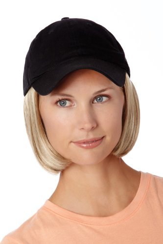 Henry Margu Hair Accents Short Hair with Baseball Cap Wig (8H - MEDIUM BROWN/GOLDEN BROWN HIGHLIGHTS)