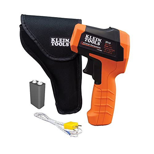 Klein Tools IR10 Infrared Thermometer, Digital Thermometer Gun with Dual