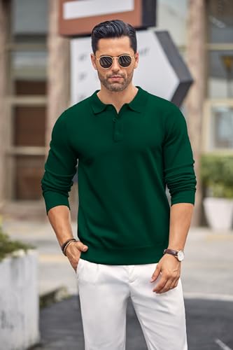 Ropa, Softlines Private Label polo verde Marca COOFANDY (3)