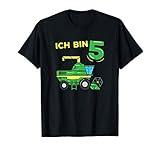 Du hast einen Sohn, Bruder, Enkel oder Neffen der Traktor und Mähdrescher fahren am Bauernhof liebt? Dann ist dieses süße Landwirtschaft Bauer Design die perfekte Geschenkidee und Outfit zum 5. Geburtstag. Perfekt auch für Kindergarten und Schule.