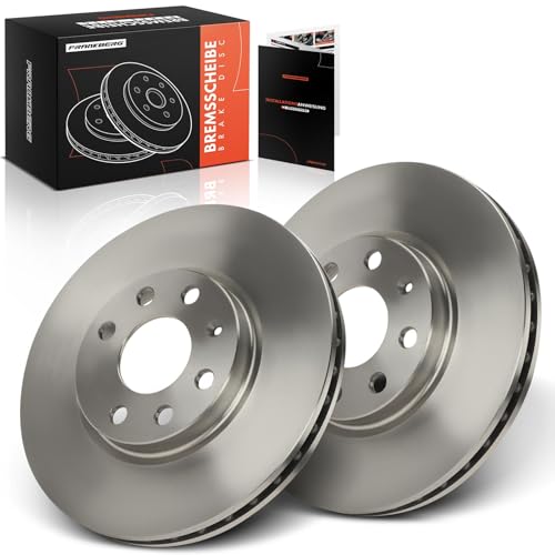 Frankberg Brake Disc Set incl. 2x Discs Front Vented Ø260mm Compatible with Meriva X03 Corsa C Box/Hatchback X01 Corsa C X01 Combo Replace# 95526646,9127967