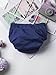 YONGHS Infant Baby Girls Bloomers Diaper Covers Solid Button Shorts Briefs Ruffled Cute Cotton Underwear Knickers Navy Blue 18-24 Months
