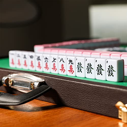 Mini Mahjong Tradicional Chino Juego 144 Fichas Melamina miniatura 6