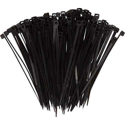 Morris Products Ultraviolet Black Nylon Cable Ties – 10 Inch Length –Heavy Duty, 40-Pound Tensile Strength – 2.91 Max Bundle Diameter - Cable Organization – Uv Safe, Ul Approved – Pack Of 100 #TOP2