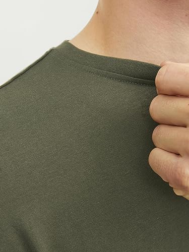 JACK & JONES Herren Jjenoa T-Shirt O-Neck Noos Langarmshirt, Forest Night, M EU – Ansicht 5