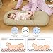 Lucakuins Baby Lounger, Bionic Design Baby Lounger for Newborn 0-24 Months, Soft Organic Cotton Breathable Lounger for Infants (Apricot Baby Lounger)