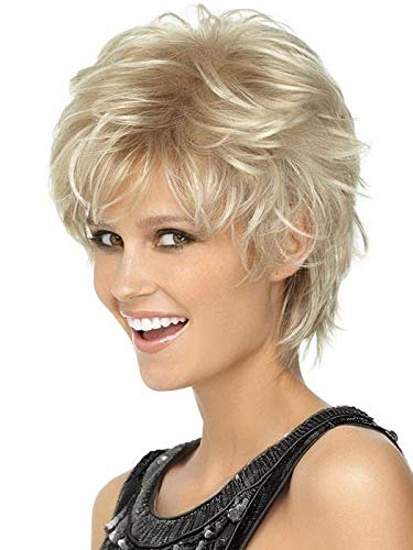 Spiky Cut Wig Color SS25 Ginger Blonde - Hairdo Wigs Short Shag Collar Length Tru2Life Heat Friendly Synthetic Face Framing Bundle MaxWigs Hairloss Booklet