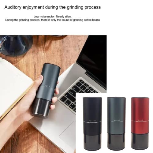 Akirakoki Electric Burr Coffee Grinder With Multi Grind Settings, Portable Small Conical Stainless Steel Precision Forged Burr Grinder For Coffee Beans, Spices And More, Usb Rechargeable… #TOP4